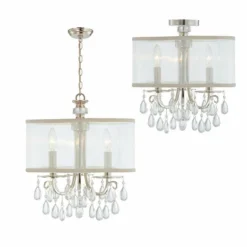 Crystorama Hampton Polished Chrome 14" Wide Mini Chandelier 14 Crystorama Hampton Polished Chrome 14" Wide Mini Chandelier -Outlet The Radiantix Store crystorama hampton polished chrome 14 inch wide mini chandelier p9677views3