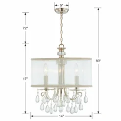 Crystorama Hampton Polished Chrome 14" Wide Mini Chandelier 15 Crystorama Hampton Polished Chrome 14" Wide Mini Chandelier -Outlet The Radiantix Store crystorama hampton polished chrome 14 inch wide mini chandelier p9677views4
