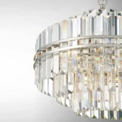 Crystorama Hayes 22" Wide 12-Light Nickel And Crystal Chandelier 13 Crystorama Hayes 22" Wide 12-Light Nickel And Crystal Chandelier -Outlet The Radiantix Store crystorama hayes 22 inch wide 12 light nickel and crystal chandelier 236r2views2