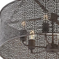 Crystorama Jasmine 25" Wide Bronze 6-Light Drum Chandelier 8 Crystorama Jasmine 25" Wide Bronze 6-Light Drum Chandelier -Outlet The Radiantix Store crystorama jasmine 25 inch wide bronze 6 light drum chandelier 83g54views1
