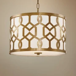 Crystorama Jennings 18 1/4" Wide Aged Brass Pendant Light