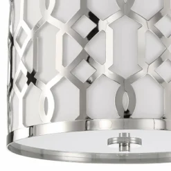 Crystorama Jennings 18 1/4"W Polished Nickel Pendant Light -Outlet The Radiantix Store crystorama jennings 18 and one quarter inchw polished nickel pendant light 6r229views1