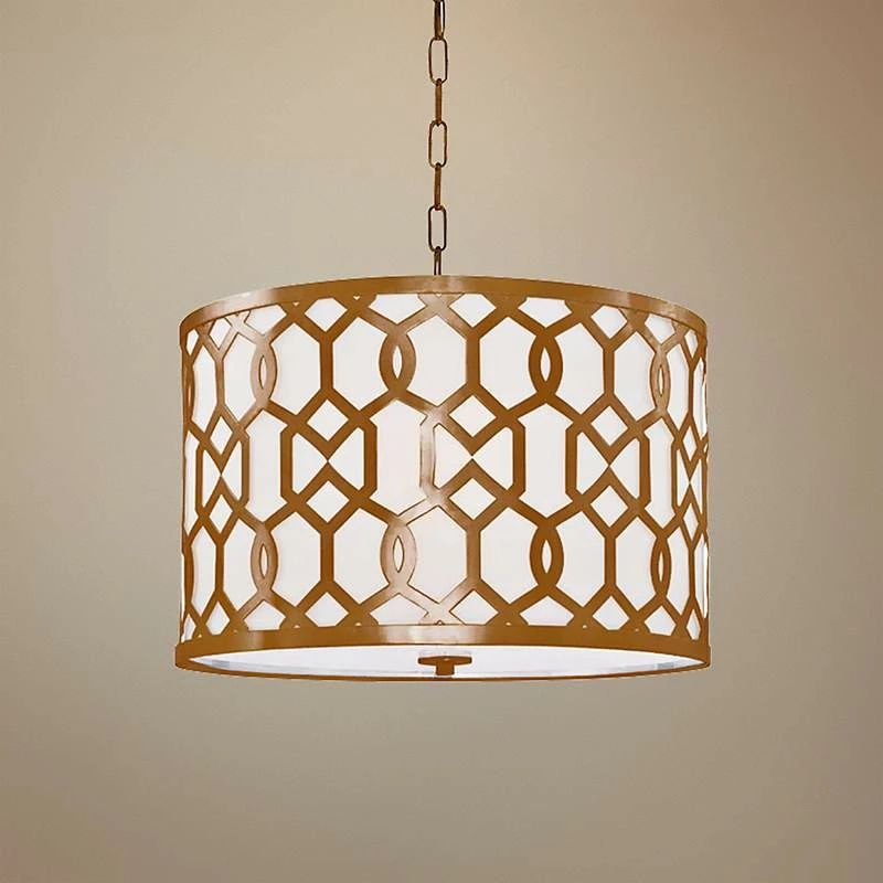 Crystorama Jennings 24 1/4"W Aged Brass 5-Light Pendant 4 Crystorama Jennings 24 1/4"W Aged Brass 5-Light Pendant - Image 2