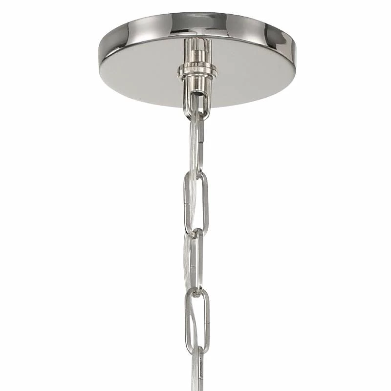 Crystorama Jennings 24 1/4"W Nickel 5-Light Pendant 7 Crystorama Jennings 24 1/4"W Nickel 5-Light Pendant - Image 5