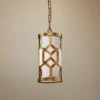 Crystorama Jennings 6 1/4" Wide Aged Brass Mini Pendant