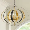 Crystorama Luna 36" Wide Bronze And Gold Oval Chandelier -Outlet The Radiantix Store crystorama luna 36 inch wide bronze and gold oval chandelier 1p425cropped