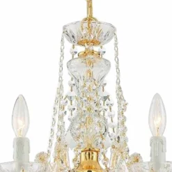 Crystorama Maria Theresa 20" Wide 5-Light Gold Chandelier -Outlet The Radiantix Store crystorama maria theresa 20 inch wide 5 light gold chandelier 655e0views2
