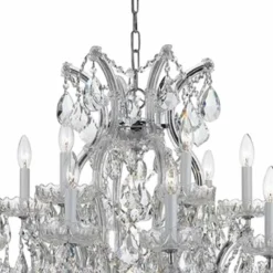Crystorama Maria Theresa 35"W Chrome 19-Light Crystal Chandelier 9 Crystorama Maria Theresa 35"W Chrome 19-Light Crystal Chandelier -Outlet The Radiantix Store crystorama maria theresa 35 inchw chrome 19 light crystal chandelier 80n09views2