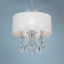 Crystorama Othello 15" Wide Polished Chrome Chandelier