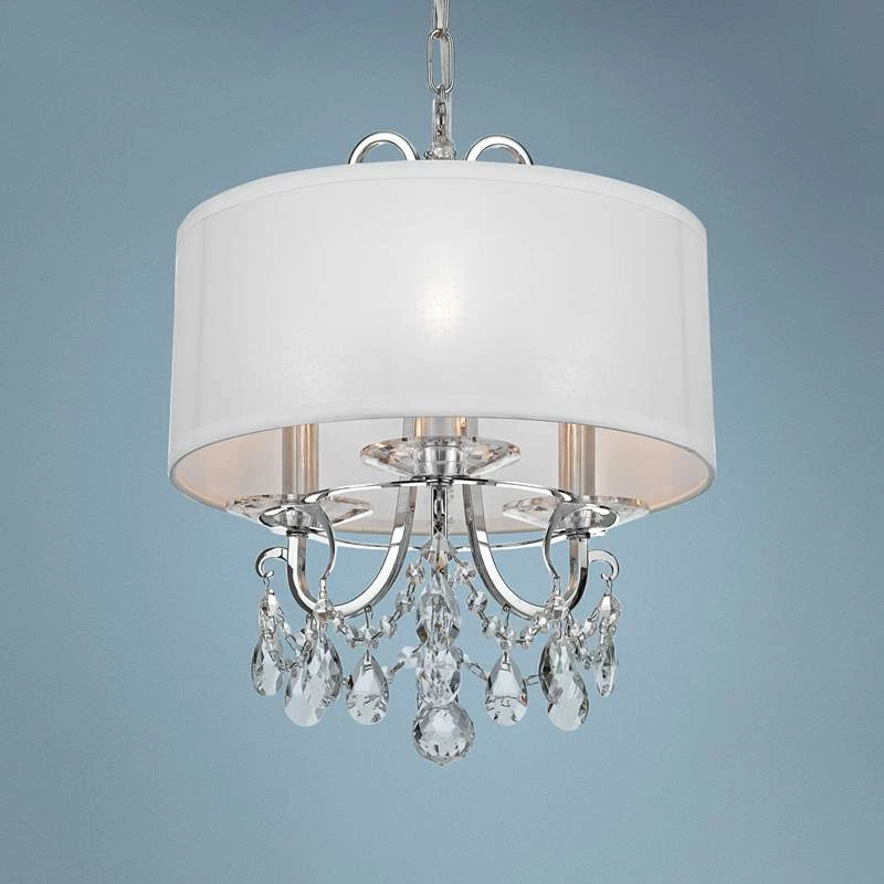 Crystorama Othello 15" Wide Polished Chrome Chandelier 3 Crystorama Othello 15" Wide Polished Chrome Chandelier