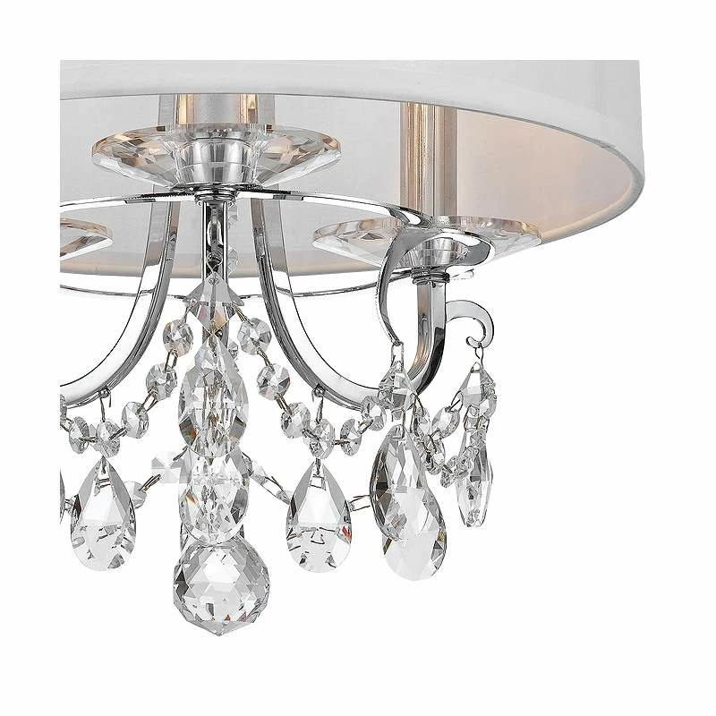 Crystorama Othello 15" Wide Polished Chrome Chandelier 5 Crystorama Othello 15" Wide Polished Chrome Chandelier - Image 3