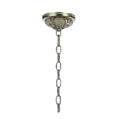 Crystorama Palla 22" Wide Antique Silver Orb Pendant Light -Outlet The Radiantix Store crystorama palla 22 inch wide antique silver orb pendant light v2028views3