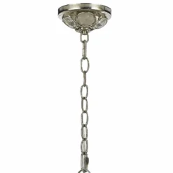 Crystorama Palla 8 1/2" Wide Antique Silver Mini Pendant -Outlet The Radiantix Store crystorama palla 8 and one half inch wide antique silver mini pendant v2031views3