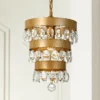 Crystorama Perla 10"W Antique Gold Crystal Mini-Chandelier 1 Crystorama Perla 10"W Antique Gold Crystal Mini-Chandelier -Outlet The Radiantix Store crystorama perla 10 inchw antique gold crystal mini chandelier 20a28cropped