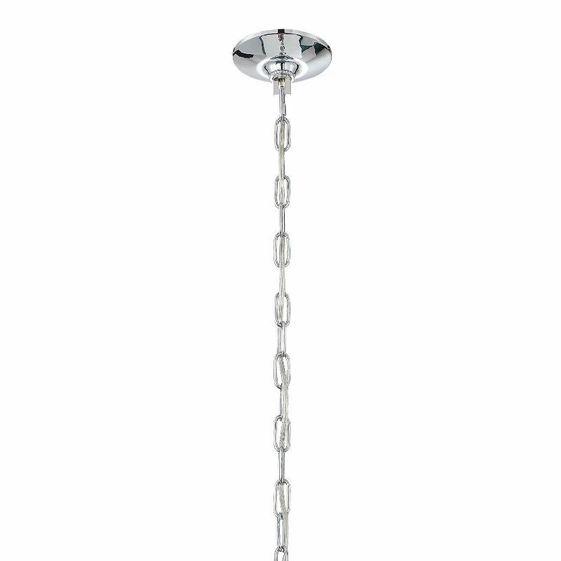 Crystorama Rosyln 22"W Polished Chrome Crystal Chandelier 5 Crystorama Rosyln 22"W Polished Chrome Crystal Chandelier - Image 3