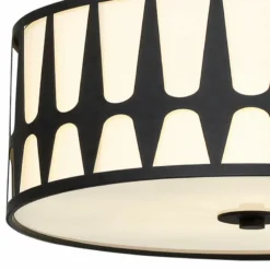Crystorama Royston 15" Wide Black Drum Pendant Light 10 Crystorama Royston 15" Wide Black Drum Pendant Light -Outlet The Radiantix Store crystorama royston 15 inch wide black drum pendant light 180n1views1