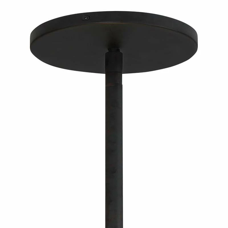 Crystorama Royston 15" Wide Black Drum Pendant Light 6 Crystorama Royston 15" Wide Black Drum Pendant Light - Image 4
