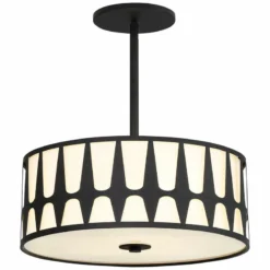 Crystorama Royston 15" Wide Black Drum Pendant Light 12 Crystorama Royston 15" Wide Black Drum Pendant Light -Outlet The Radiantix Store crystorama royston 15 inch wide black drum pendant light 180n1views3