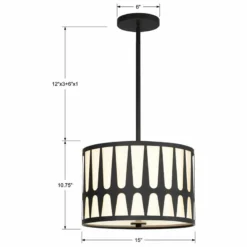 Crystorama Royston 15" Wide Black Drum Pendant Light 13 Crystorama Royston 15" Wide Black Drum Pendant Light -Outlet The Radiantix Store crystorama royston 15 inch wide black drum pendant light 180n1views4