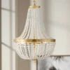 Crystorama Rylee 14" Wide Antique Gold And Glass Chandelier -Outlet The Radiantix Store crystorama rylee 14 inch wide antique gold and glass chandelier 99w99cropped