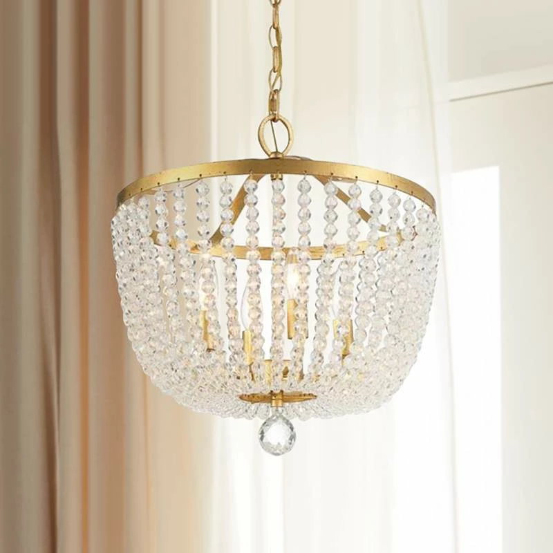 Crystorama Rylee 16 1/2" Wide Antique Gold And Glass Chandelier 3 Crystorama Rylee 16 1/2" Wide Antique Gold And Glass Chandelier