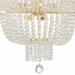 Crystorama Rylee 24 3/4" Wide Antique Gold Chandelier -Outlet The Radiantix Store crystorama rylee 24 and three quarter inch wide antique gold chandelier 83g53views1