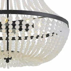 Crystorama Rylee 24" Wide Matte Black Crystal Chandelier -Outlet The Radiantix Store crystorama rylee 24 inch wide matte black crystal chandelier 71y04views1