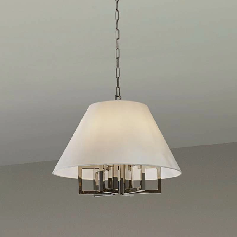 Crystorama Westwood 16" Wide Polished Nickel Chandelier 4 Crystorama Westwood 16" Wide Polished Nickel Chandelier - Image 2