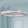 Cuvette 63" Wide Chrome And Crystal Pendant Light -Outlet The Radiantix Store cuvette 63 inch wide chrome and crystal pendant light 39v04cropped