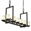 Dakota 49" Wide Matte Black 17-Light Island Chandelier -Outlet The Radiantix Store dakota 49 inch wide matte black 17 light island chandelier 216d1