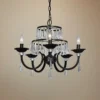Dale Tiffany Daisey 21 3/4"W Dark Bronze 5-Light Chandelier -Outlet The Radiantix Store dale tiffany daisey 21 and three quarter inchw dark bronze 5 light chandelier 31k99cropped