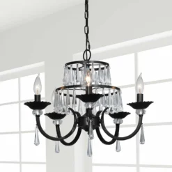 Dale Tiffany Daisey 21 3/4"W Dark Bronze 5-Light Chandelier -Outlet The Radiantix Store dale tiffany daisey 21 and three quarter inchw dark bronze 5 light chandelier 31k99views2