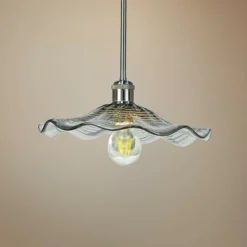 Dale Tiffany Indonesia 13"W Satin Nickel LED Pendant Light