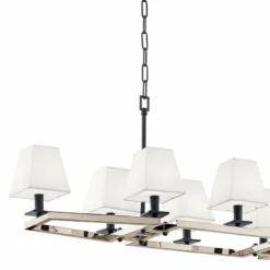 Dancar 48"W Polished Nickel Kitchen Island Light Chandelier 8 Dancar 48"W Polished Nickel Kitchen Island Light Chandelier -Outlet The Radiantix Store dancar 48 inchw polished nickel kitchen island light chandelier 75c74views1
