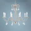 Daphne 29 3/4" Wide Brushed Nickel 8-Light Chandelier 2 Daphne 29 3/4" Wide Brushed Nickel 8-Light Chandelier -Outlet The Radiantix Store daphne 29 and three quarter inch wide brushed nickel 8 light chandelier 69m12cropped