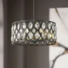 Dealey 19" Wide Crystal Matte Black 5-Light Chandelier -Outlet The Radiantix Store dealey 19 inch wide crystal matte black 5 light chandelier 96e81cropped