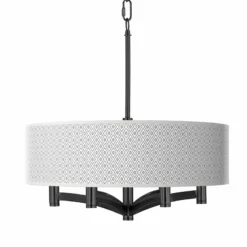 Diamonds Ava 6-Light Black Pendant Chandelier