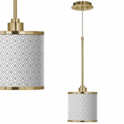 Diamonds Giclee Gold Mini Pendant Light