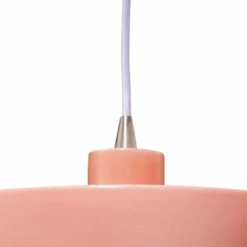 Dish 12" Wide Gloss Blush Ceramic Drum Mini Pendant Light -Outlet The Radiantix Store dish 12 inch wide gloss blush ceramic drum mini pendant light 99d09views2