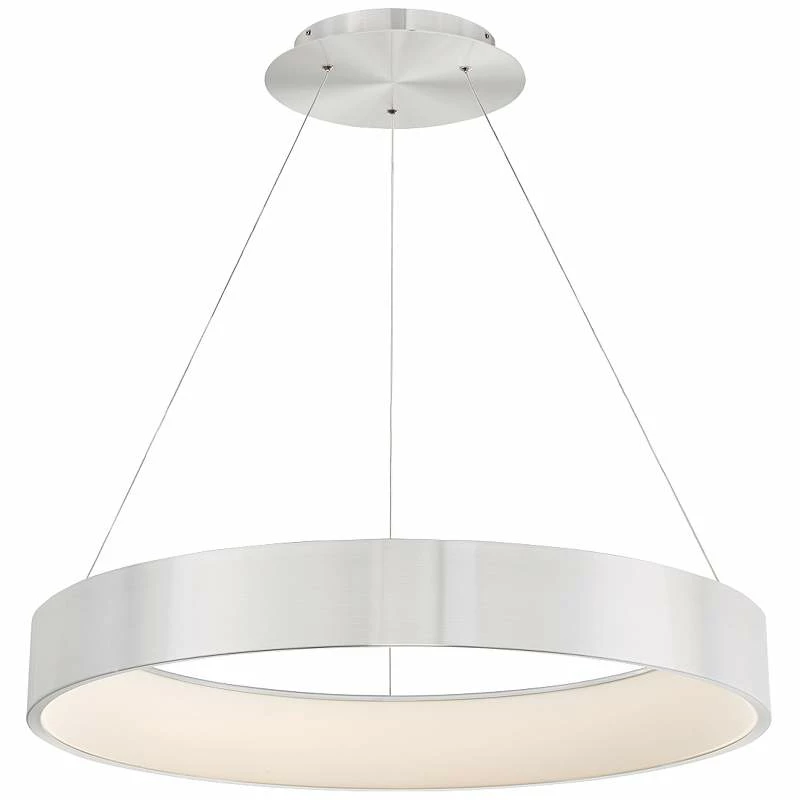 DweLED Corso 32" Wide LED Ring Pendant Chandelier 4 DweLED Corso 32" Wide LED Ring Pendant Chandelier - Image 2