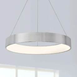 DweLED Corso 32" Wide LED Ring Pendant Chandelier