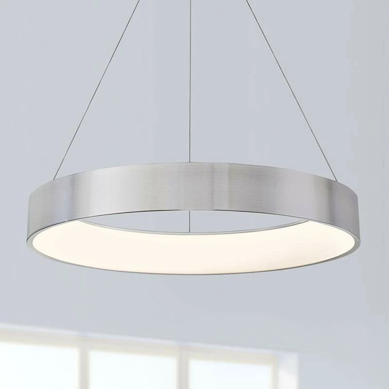 DweLED Corso 32" Wide LED Ring Pendant Chandelier 3 DweLED Corso 32" Wide LED Ring Pendant Chandelier