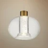 DweLED Crater 8 1/4" Wide Aged Brass LED Mini Pendant -Outlet The Radiantix Store dweled crater 8 and one quarter inch wide aged brass led mini pendant 76k03cropped