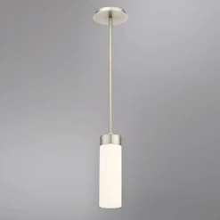 DweLED Elementum 3 1/2" Wide Satin Nickel LED Mini Pendant -Outlet The Radiantix Store dweled elementum 3 and one half inch wide satin nickel led mini pendant 39g20views1
