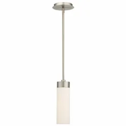 DweLED Elementum 3 1/2" Wide Satin Nickel LED Mini Pendant -Outlet The Radiantix Store dweled elementum 3 and one half inch wide satin nickel led mini pendant 39g20views2