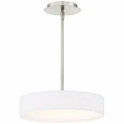 DweLED Manhattan 14" Wide Brushed Nickel LED Pendant Light