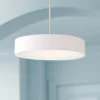 DweLED Manhattan 20" Wide Brushed Nickel LED Pendant Light 2 DweLED Manhattan 20" Wide Brushed Nickel LED Pendant Light -Outlet The Radiantix Store dweled manhattan 20 inch wide brushed nickel led pendant light 39k60cropped