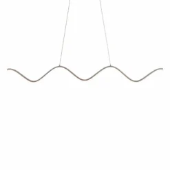 DweLED Morae 44" Wide Nickel Modern Wave Linear Pendant 12 DweLED Morae 44" Wide Nickel Modern Wave Linear Pendant -Outlet The Radiantix Store dweled morae 44 inch wide nickel modern wave linear pendant 214n3views2