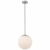 DweLED Niveous 10" Wide Brushed Nickel LED Mini Pendant -Outlet The Radiantix Store dweled niveous 10 inch wide brushed nickel led mini pendant 8h471