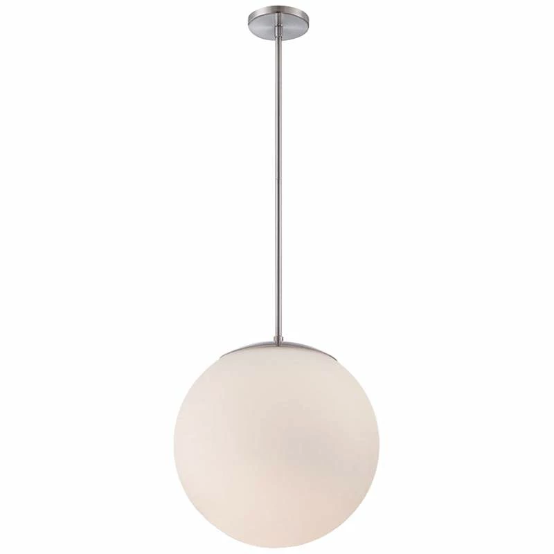 DweLED Niveous 13 3/4" Wide Brushed Nickel LED Pendant Light 3 DweLED Niveous 13 3/4" Wide Brushed Nickel LED Pendant Light
